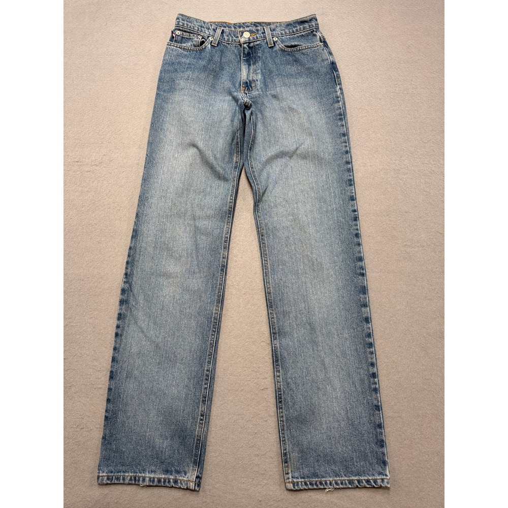 90s Polo Ralph Lauren Jeans Women's 4x33 Blue Light Wash Straight Leg Saturday